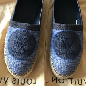 Louis Vuitton Blue Shore Espadrilles Size 40/9.5